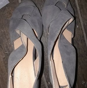 Cute grey hells flats